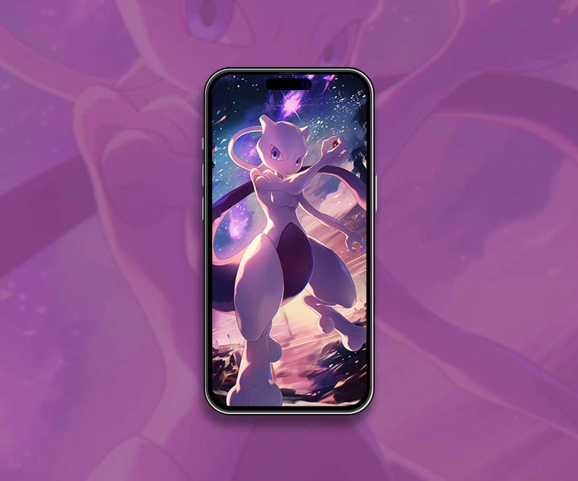 mewtwo cosmic battle epic pokemon wallpapers collection