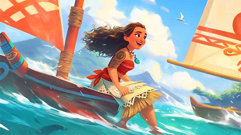 moana ocean journey dream desktop wallpaper cover