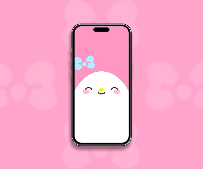 my melody minimalist cute face wallpapers collection