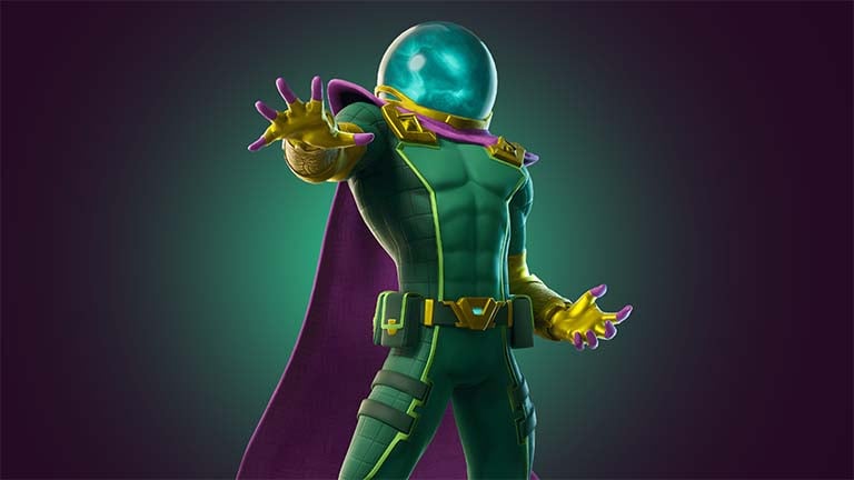 mysterio green glow fortnite desktop wallpaper cover