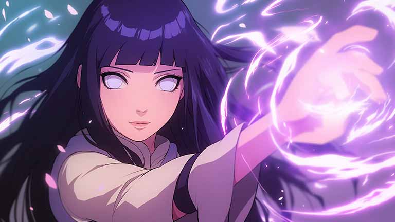 naruto hinata gentle fist desktop wallpaper cover