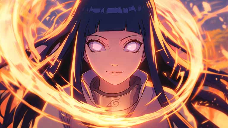 naruto hinata hyuga princess desktop wallpaper cover
