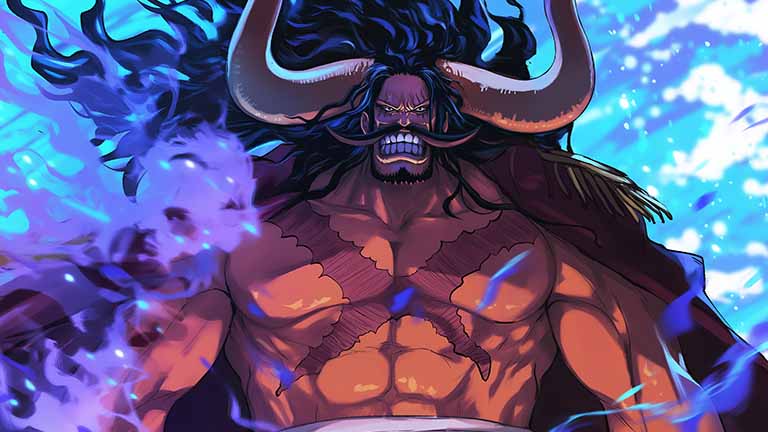 one piece kaido hybrid form desktop wallpaper cover