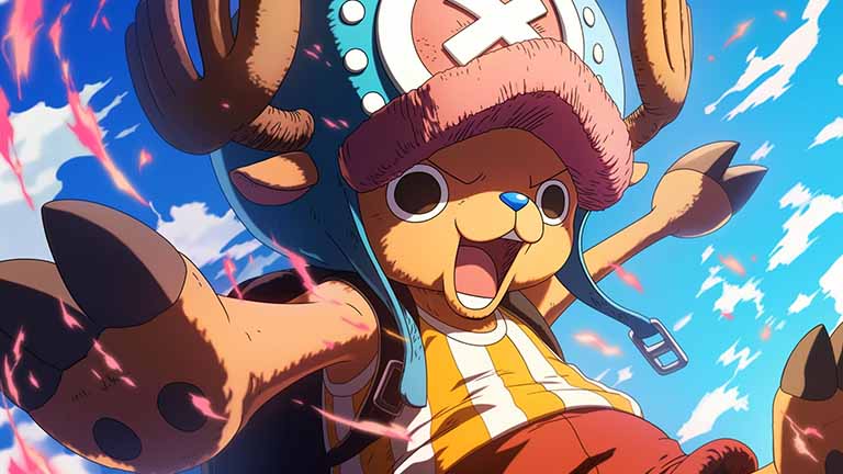 one piece tony tony chopper kung fu point desktop wallpaper cover