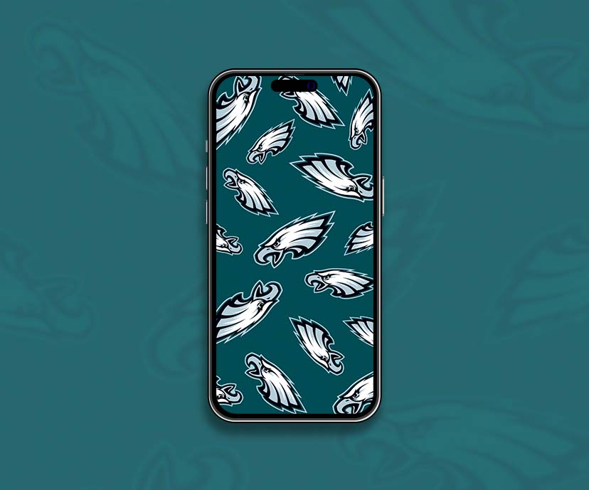 philadelphia eagles logo pattern wallpapers collection