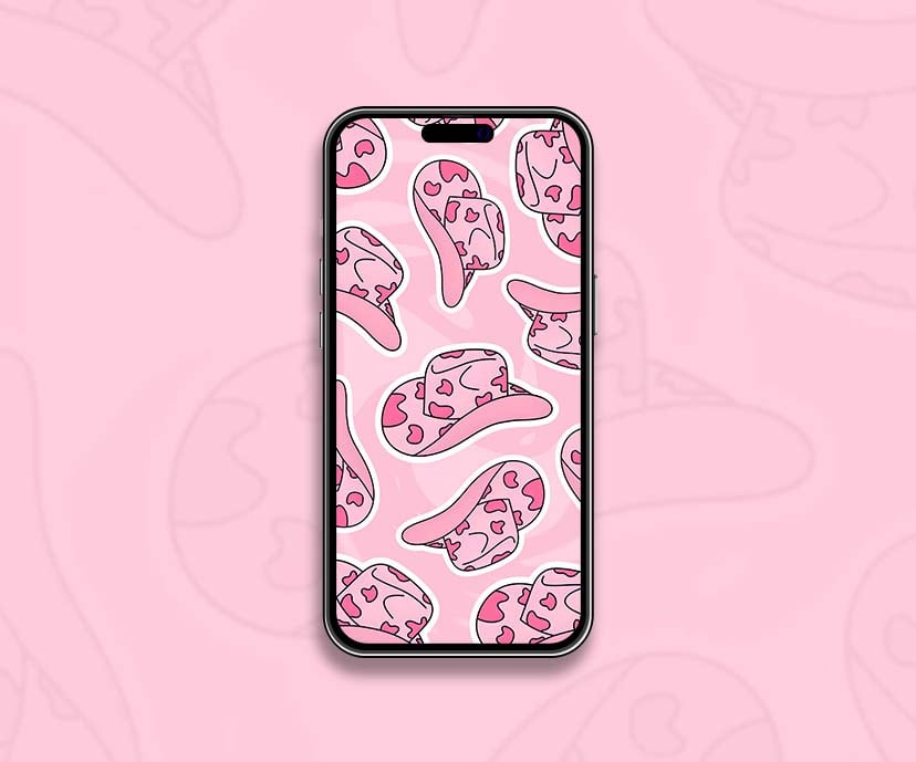 pink cowboy hat preppy wallpapers collection