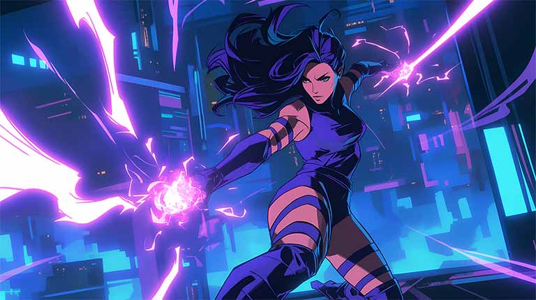 psylocke energy blades action desktop wallpaper cover