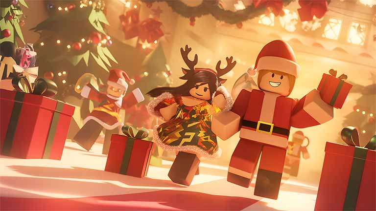 roblox dti christmas party wallpaper desktop wallpaper cover