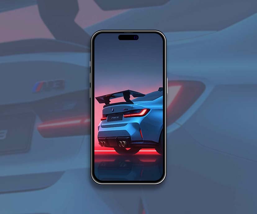 sleek blue bmw m3 sports wallpapers collection