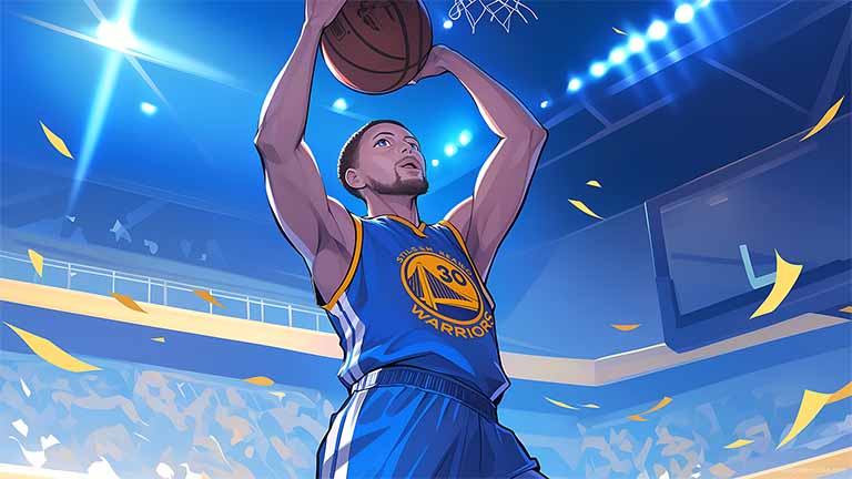 stephen curry arena shot desktop wallpaper cover