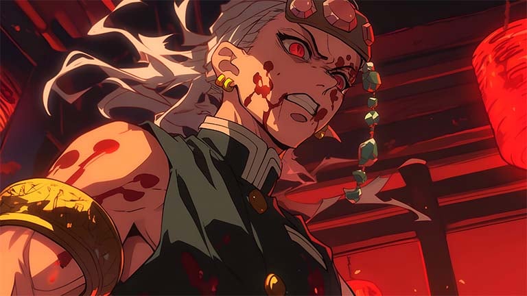 tengen uzui demon slayer battle mode desktop wallpaper cover