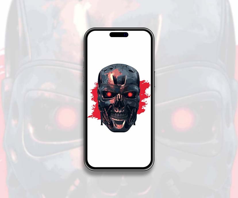 terminator t800 metal skull wallpapers collection