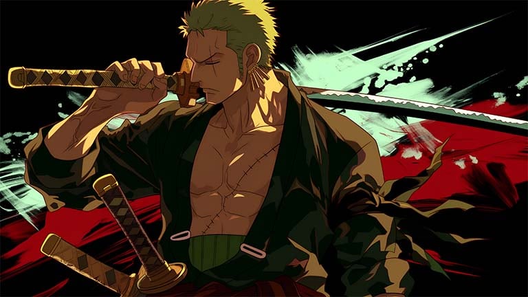 zoro one piece cool black background cover
