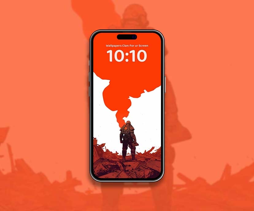 apocalyptic sentinel red sky chaos tiem zone wallpapers collection