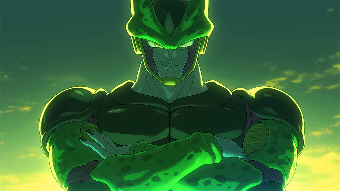 cell perfect form dragon ball desktop cover
