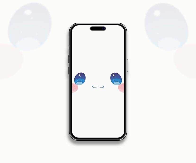 cinnamoroll cute face minimal wallpaper collection