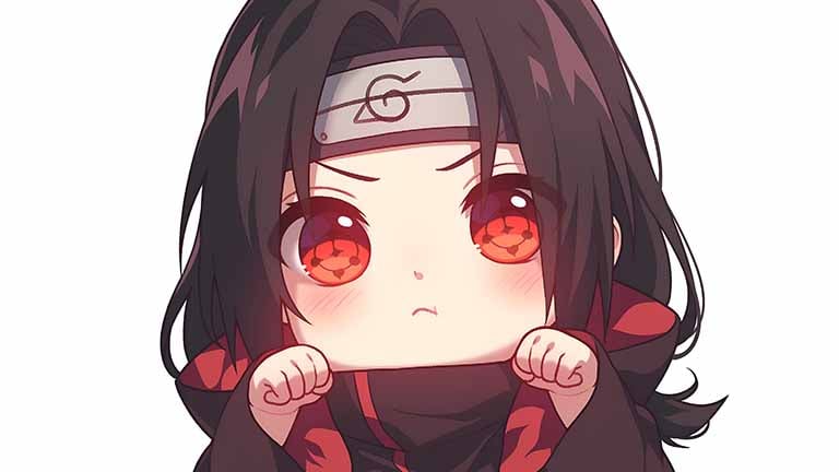 cute itachi uchiha desktop wallpaper cover