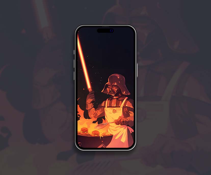 darth vader grill master wallpaper collection