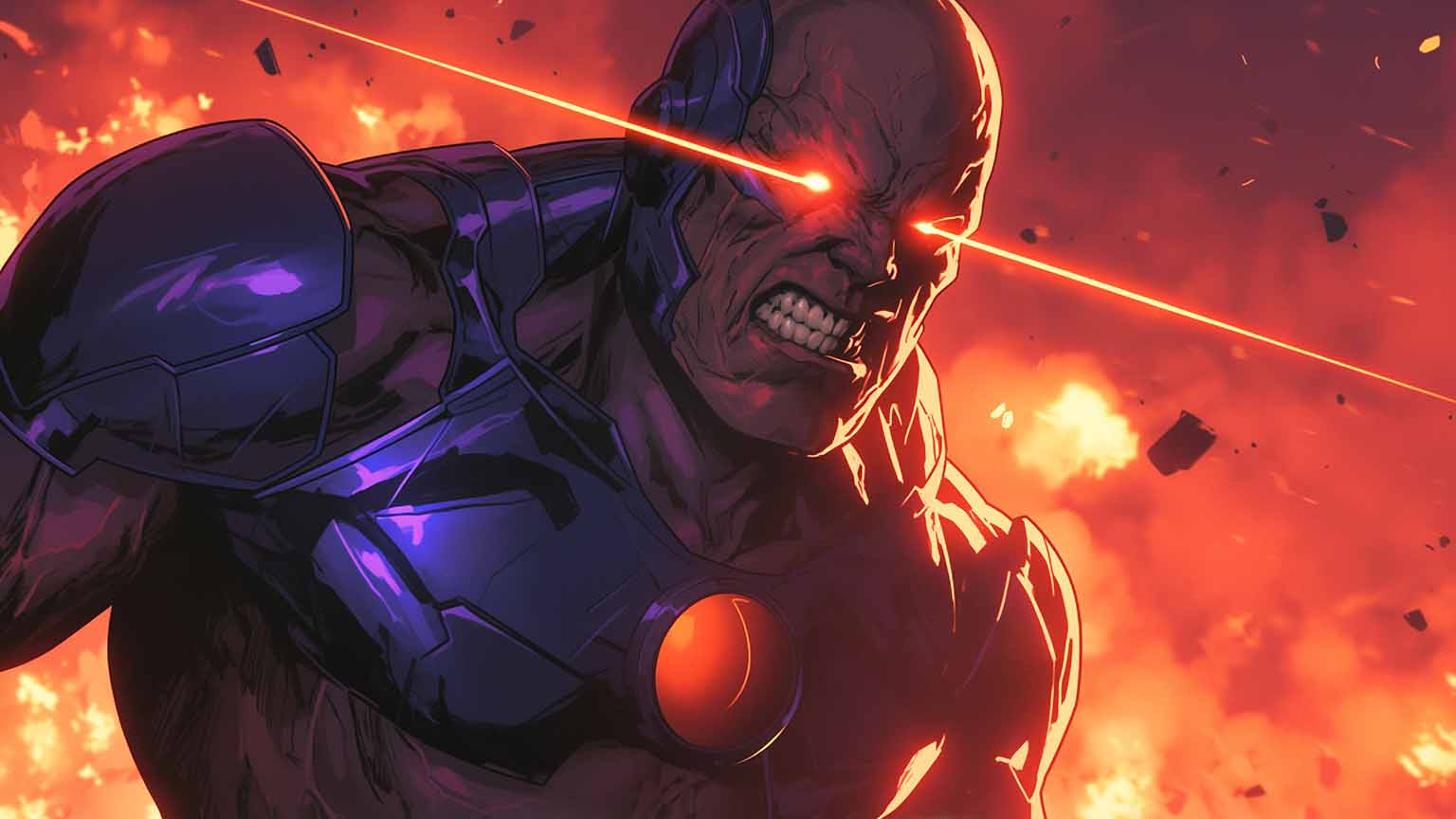 dc darkseid with omega beams desktop wallpaper cover