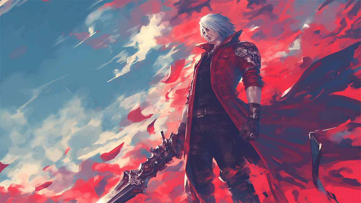 devil may cry dante desktop wallpaper cover