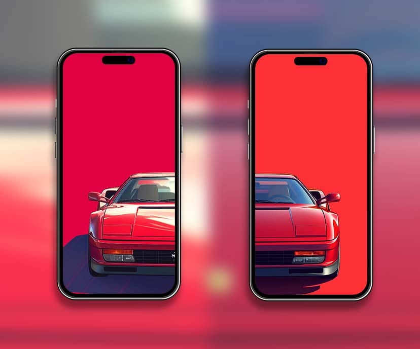 ferrari testarossa red speed matching wallpapers collection