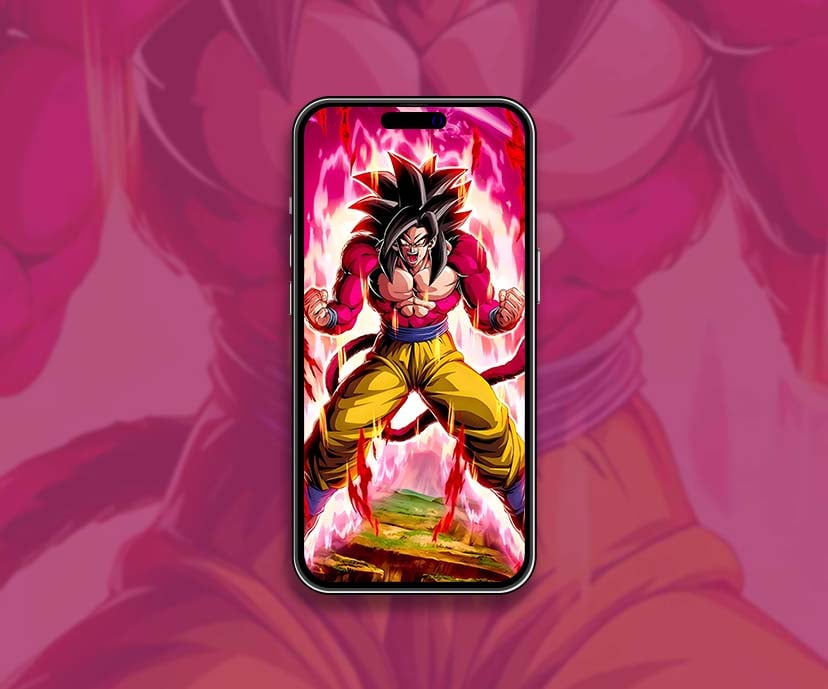 fierce dragon ball goku ssj4 wallpapers collection