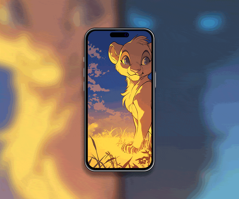 golden simba vs moonlit shadow lion king tap to switch wallpapers collection
