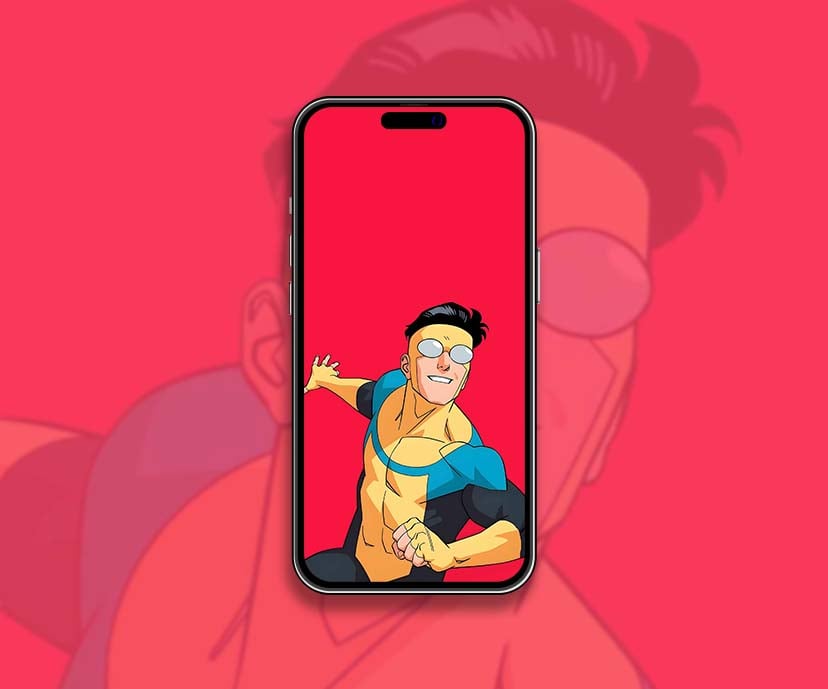 invincible mark grayson red wallpapers collection