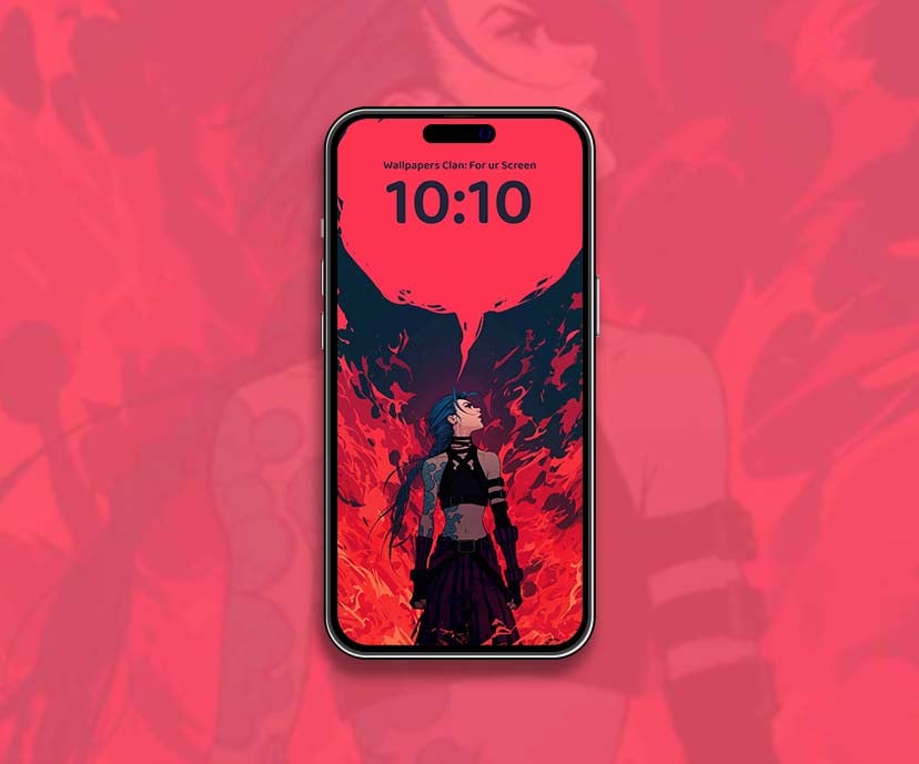 jinx chaotic flaming mayhem time zone wallpapers collection