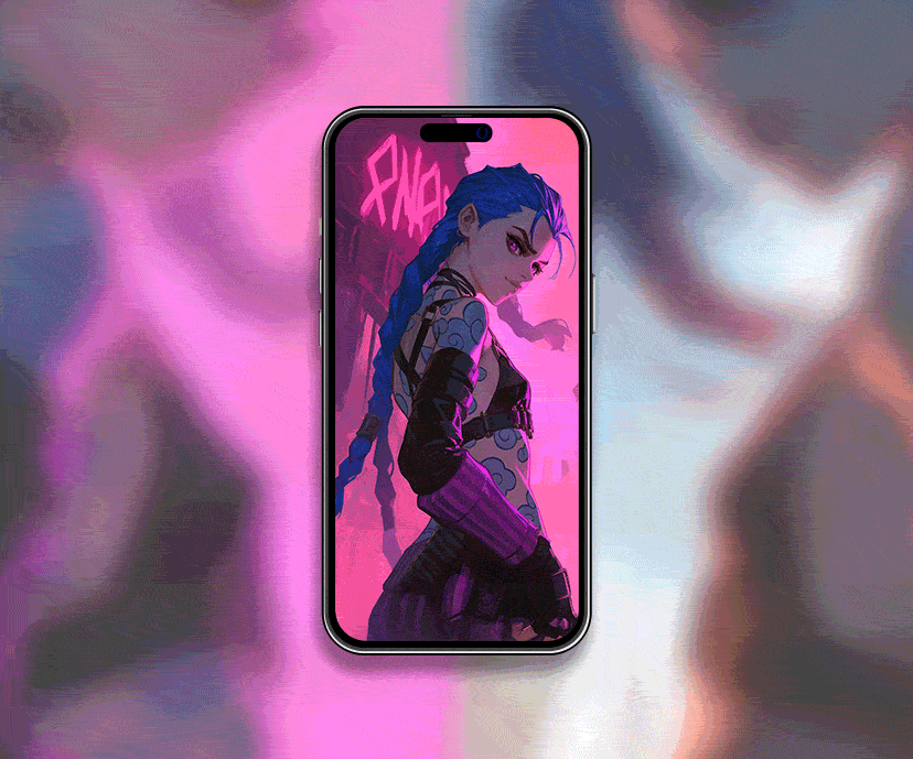 jinx vibrant vs dark arcane tap to switch wallpapers collection