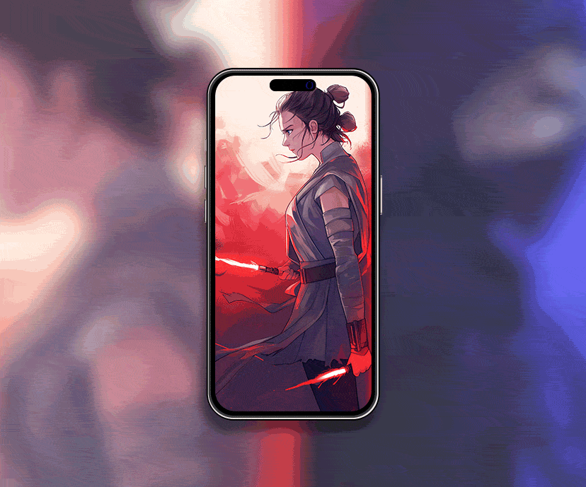 kylo ren & rey dark vs light star wars tap to switch wallpapers collection