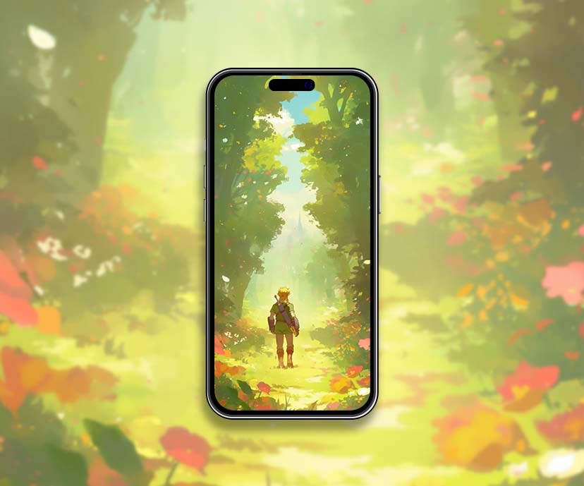 link zelda forest light scenic wallpaper collection