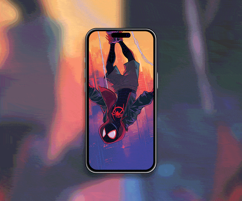 miles morales ultimate spider verse hero tap to switch wallpapers collection