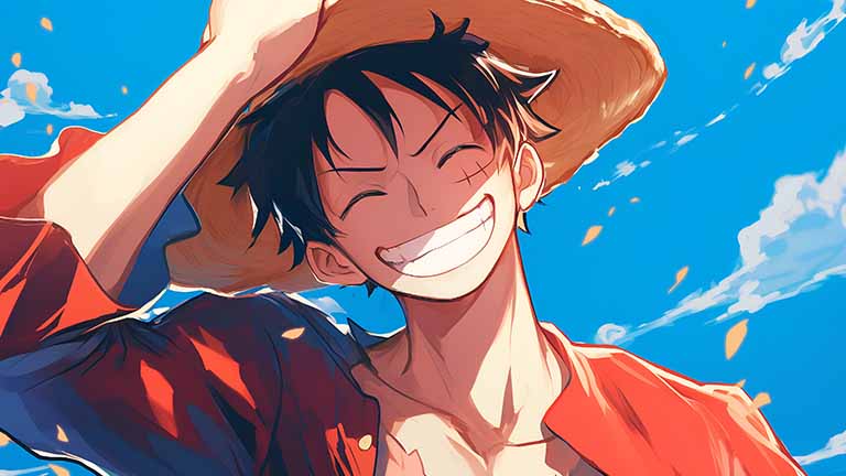 one piece luffy gomu gomu power desktop wallpaper cover