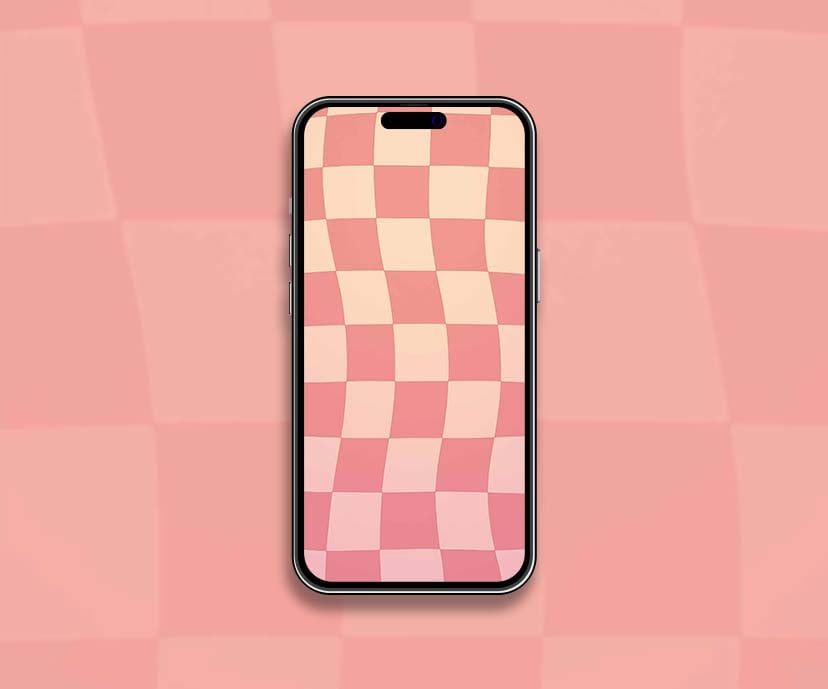 preppy checkered pink wallpapers collection