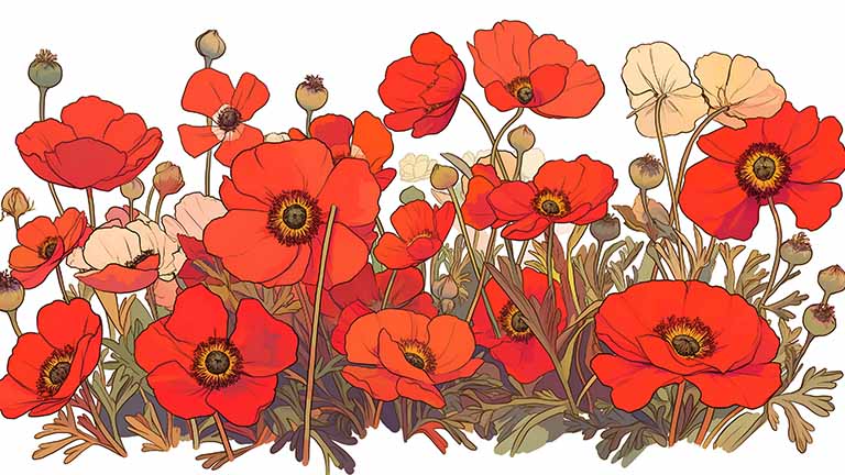 red poppy summer bloom desktop wallpaper cover