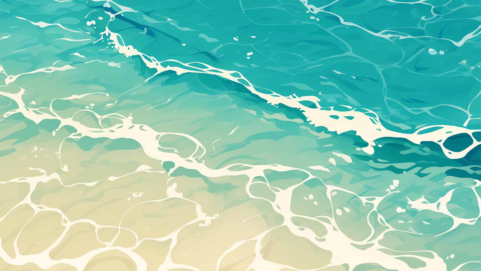 sea waves top view desktop wallpaper cover