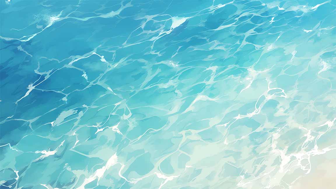 shimmering tide aqua ocean desktop wallpaper cover