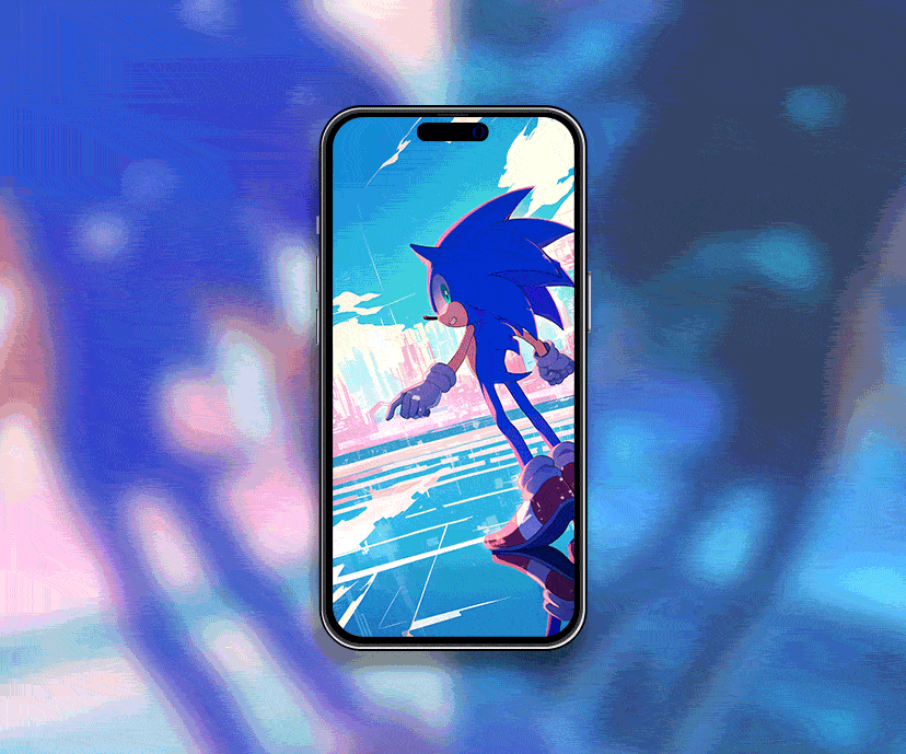 sonic cyberspace realm tap to switch wallpapers collection