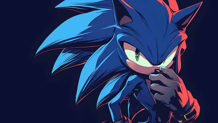 sonic the hedgehog close up desktop wallpaper cover