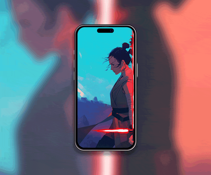 star wars rey vs kylo ren tap to switch wallpapers collection