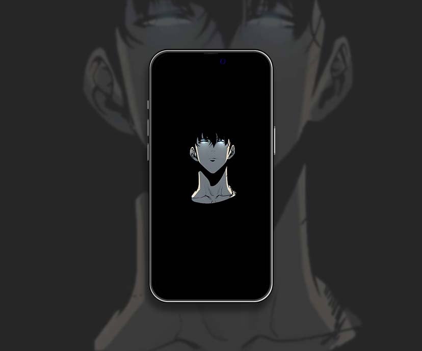 sung jinwoo black solo leveling wallpapers collection
