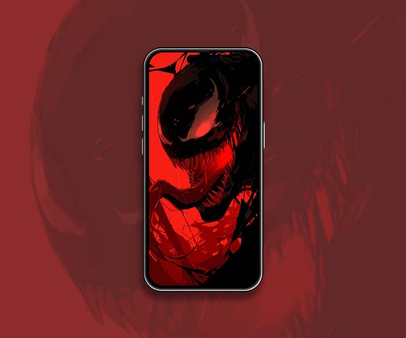 venom red background dark wallpapers collection