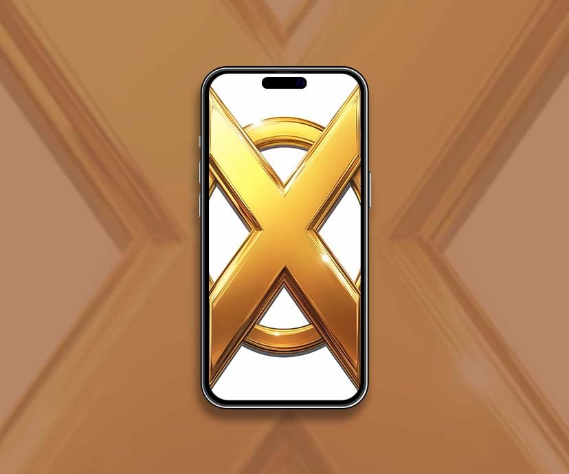 x men golden logo wallpapers collection
