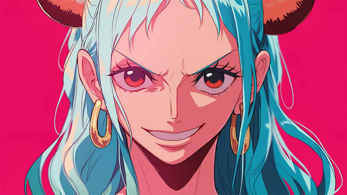 yamato one piece epic red background desktop wallpaper cover