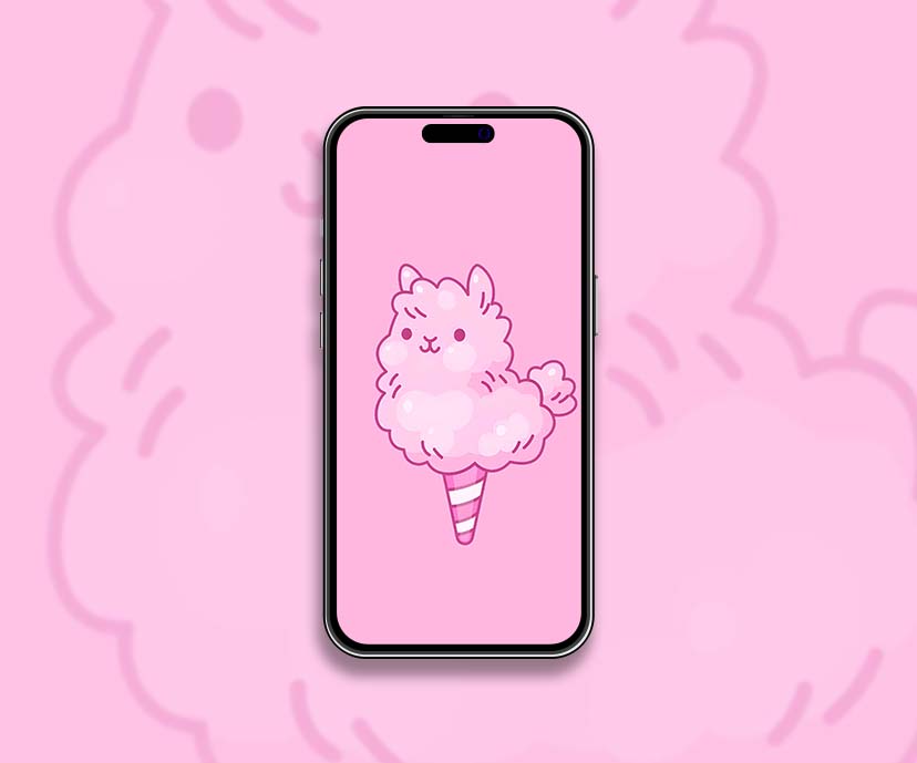 сotton candy llama pinky wallpapers collection
