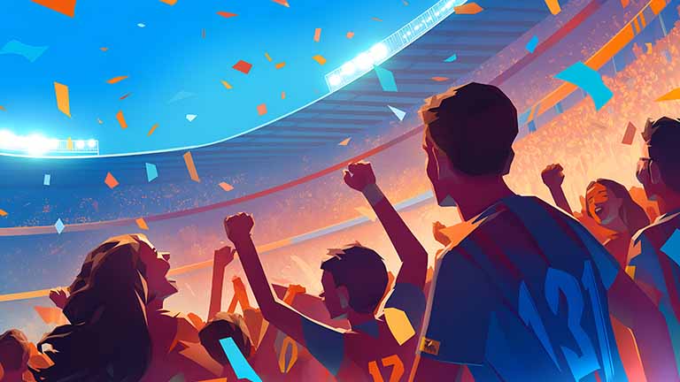 barcelona fc fans celebrating desktop wallpaper cover
