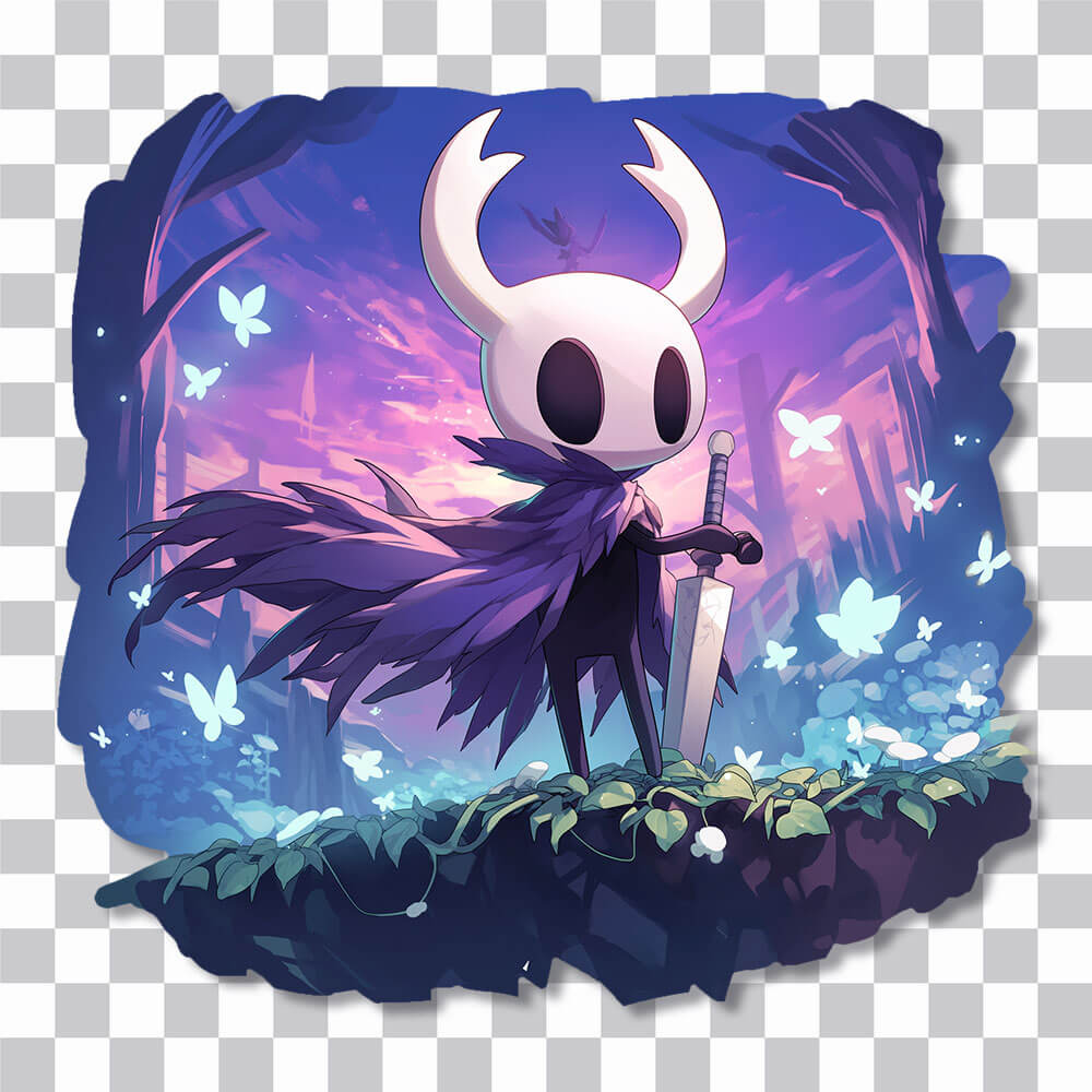 butterfly hollow knight sticker cover