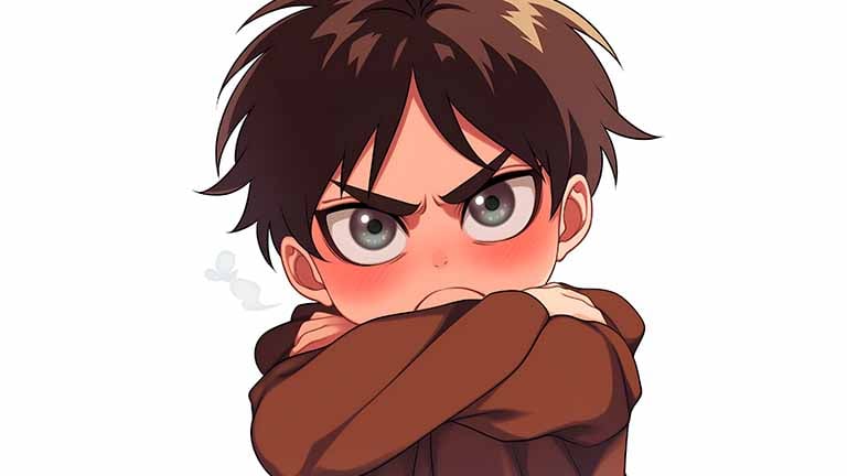 chibi eren yeager clipart desktop wallpaper cover