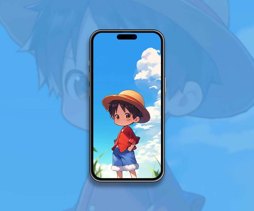 chibi monkey d luffy one piece wallpapers collection